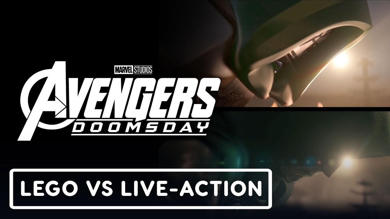 Avengers: Doomsday Trailer Side-by-Side Comparison (Live-Action vs LEGO)