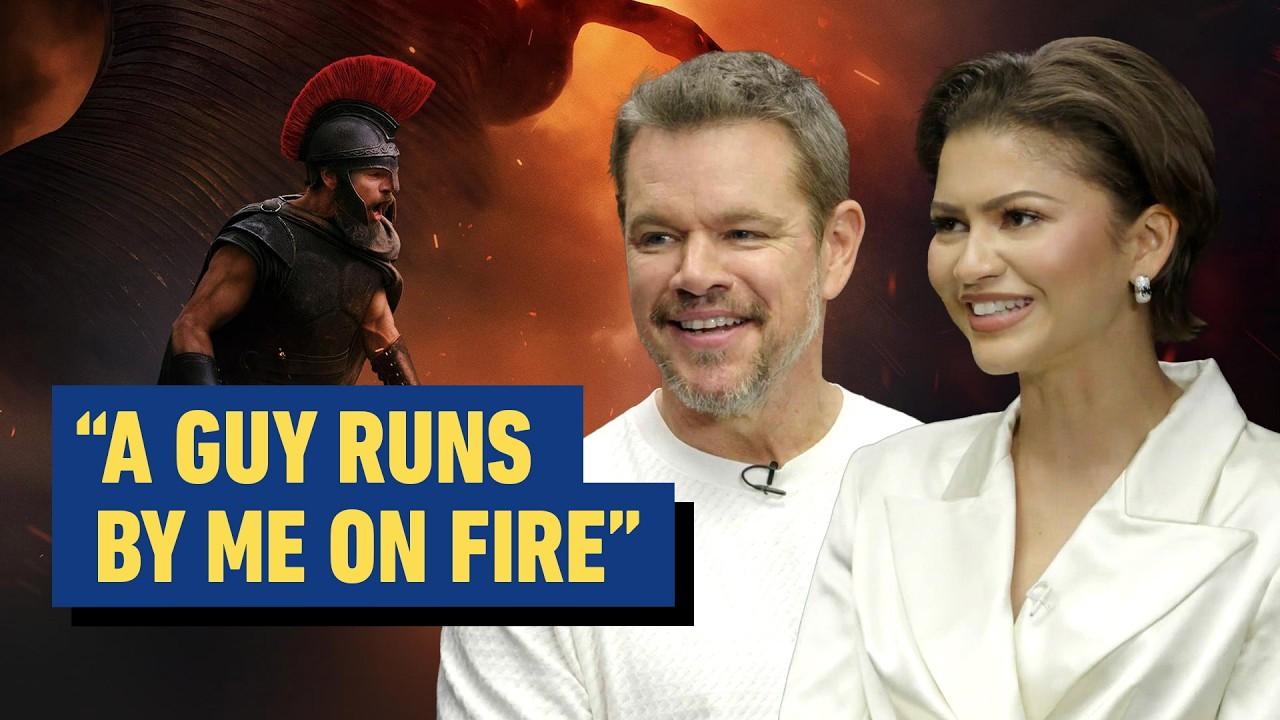 The Odyssey: Matt Damon and Zendaya On the Joys and Challenges of Making a Christopher Nolan Movie