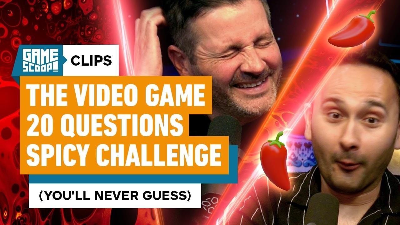 The Video Game 20 Questions Spicy Challenge (You'll Never Guess) - Game Scoop! Clip