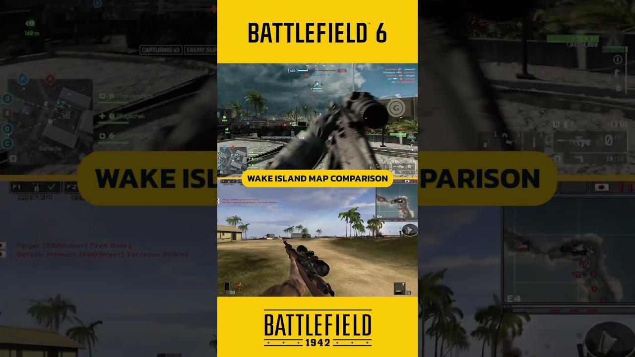 Battlefield 6 vs Battlefield 1 Wake Island Map Comparison
