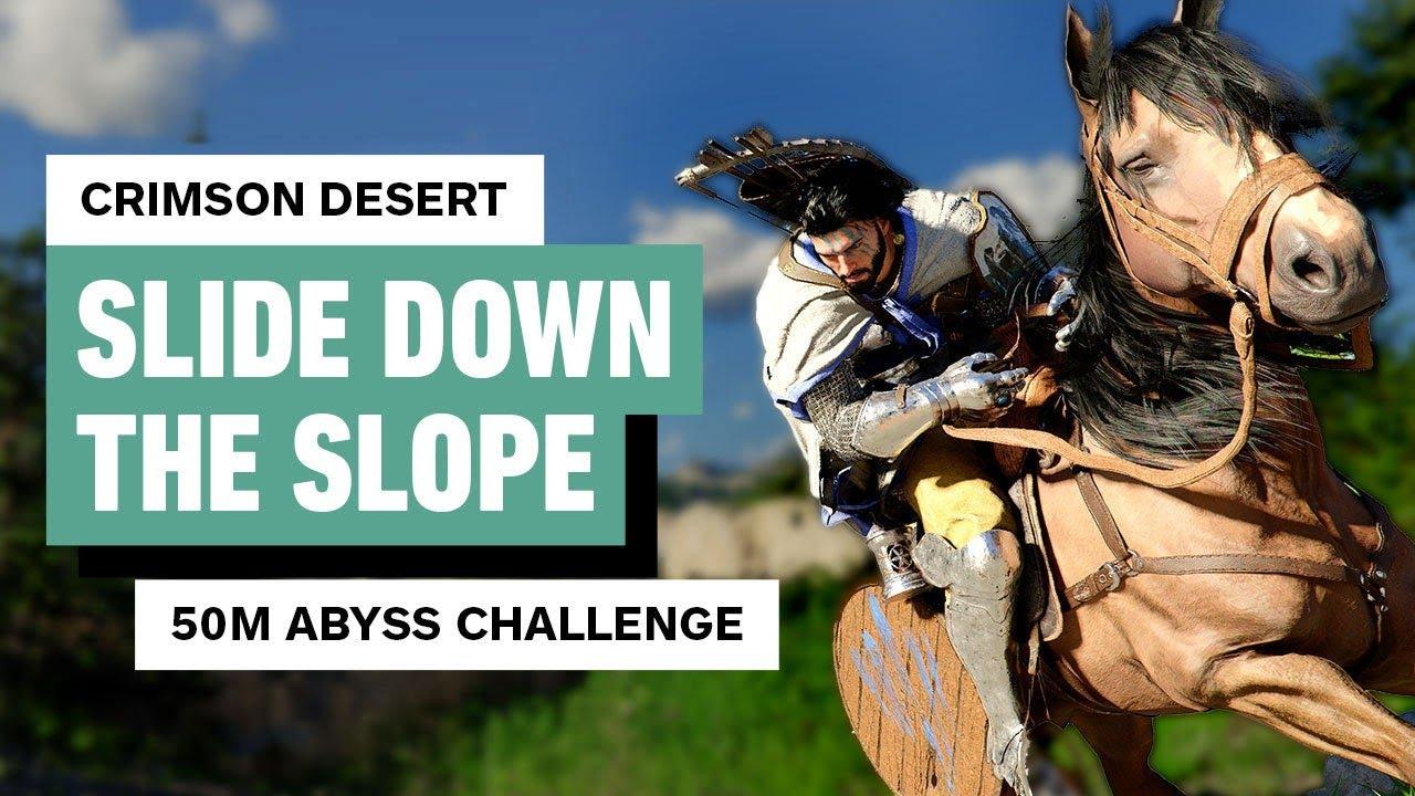 Crimson Desert: How to Slide 50m in (Sliding Down the Slope Guide)