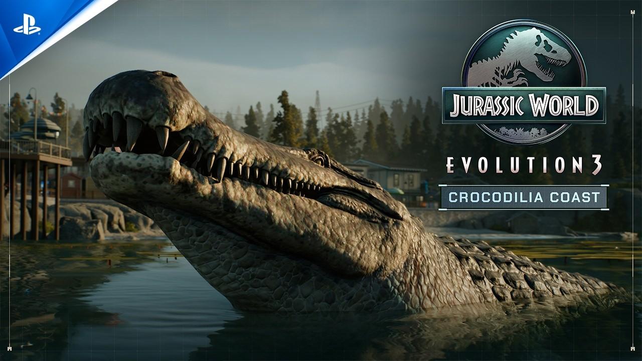 Jurassic World Evolution 3 - Crocodilia Coast Launch Trailer | PS5 Games