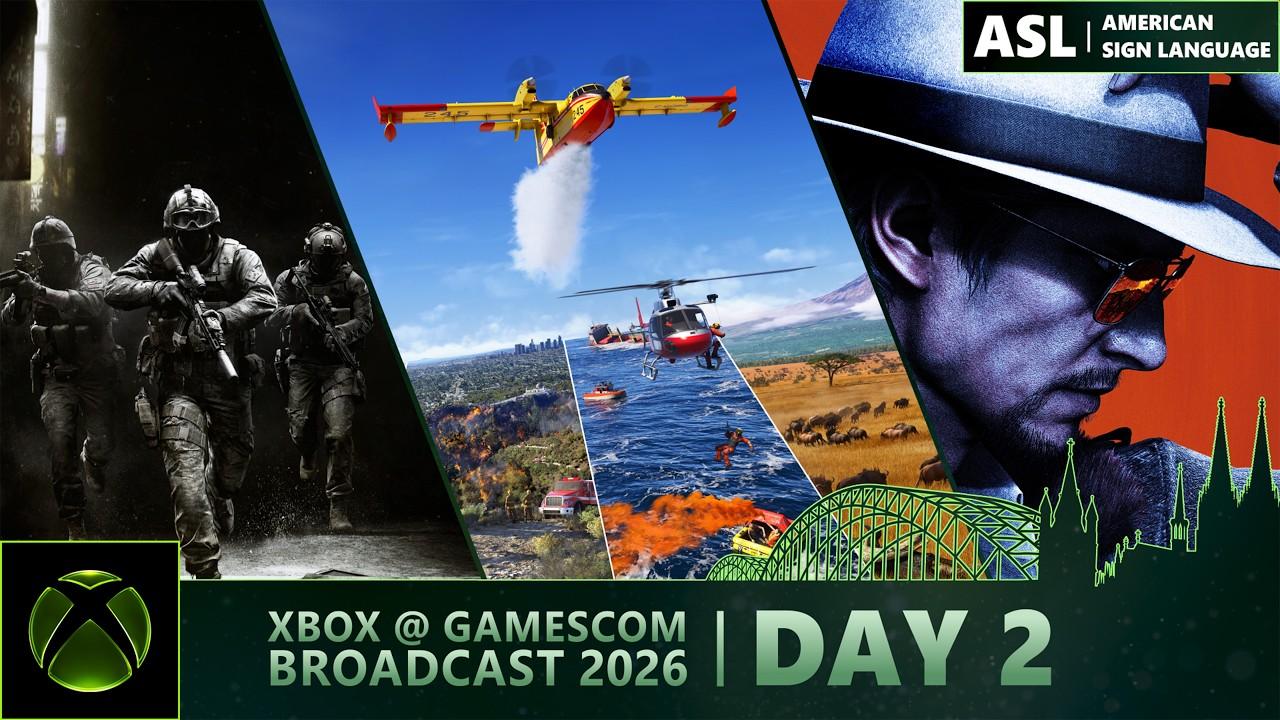 [ASL] XBOX @ gamescom Broadcast 2026 | Day 2