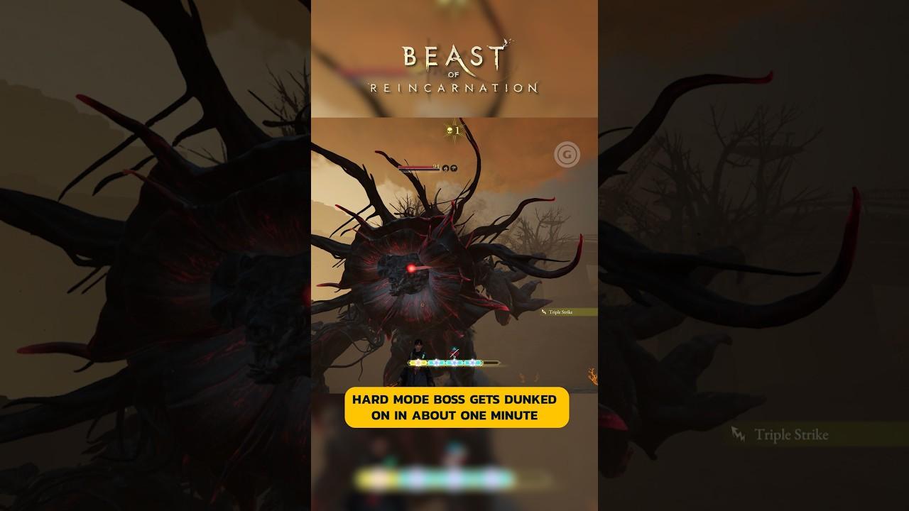 Melting a Hard Mode Beast of Reincarnation Boss