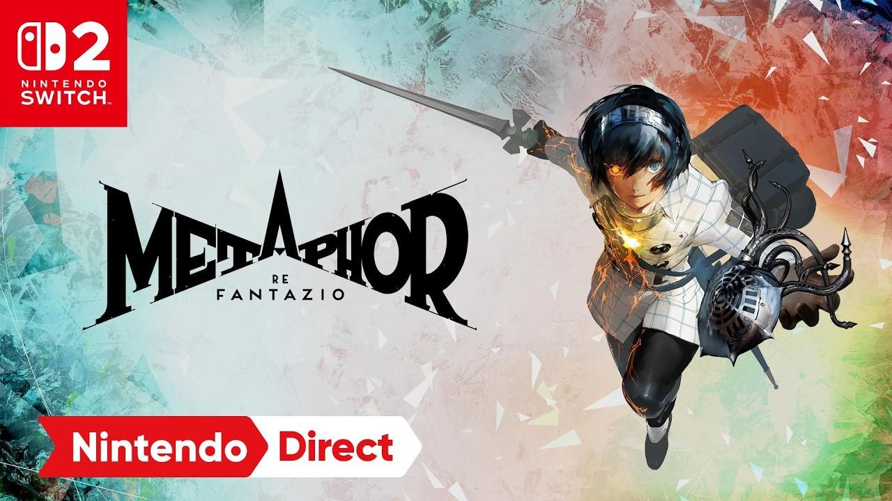 Metaphor: ReFantazio  Nintendo Direct 6.9.2026