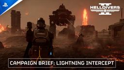 Helldivers 2 - Campaign Brief: Lightning Intercept | PS5 & PC Games