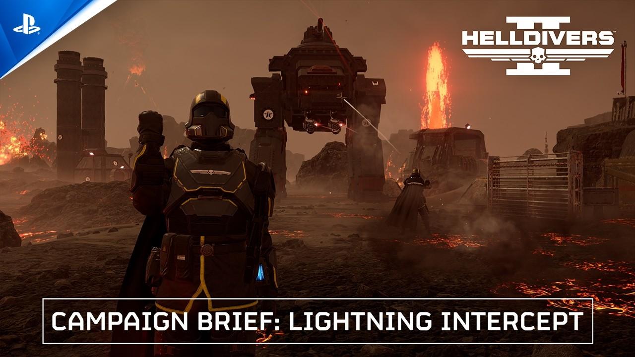 Helldivers 2 - Campaign Brief: Lightning Intercept | PS5 & PC Games