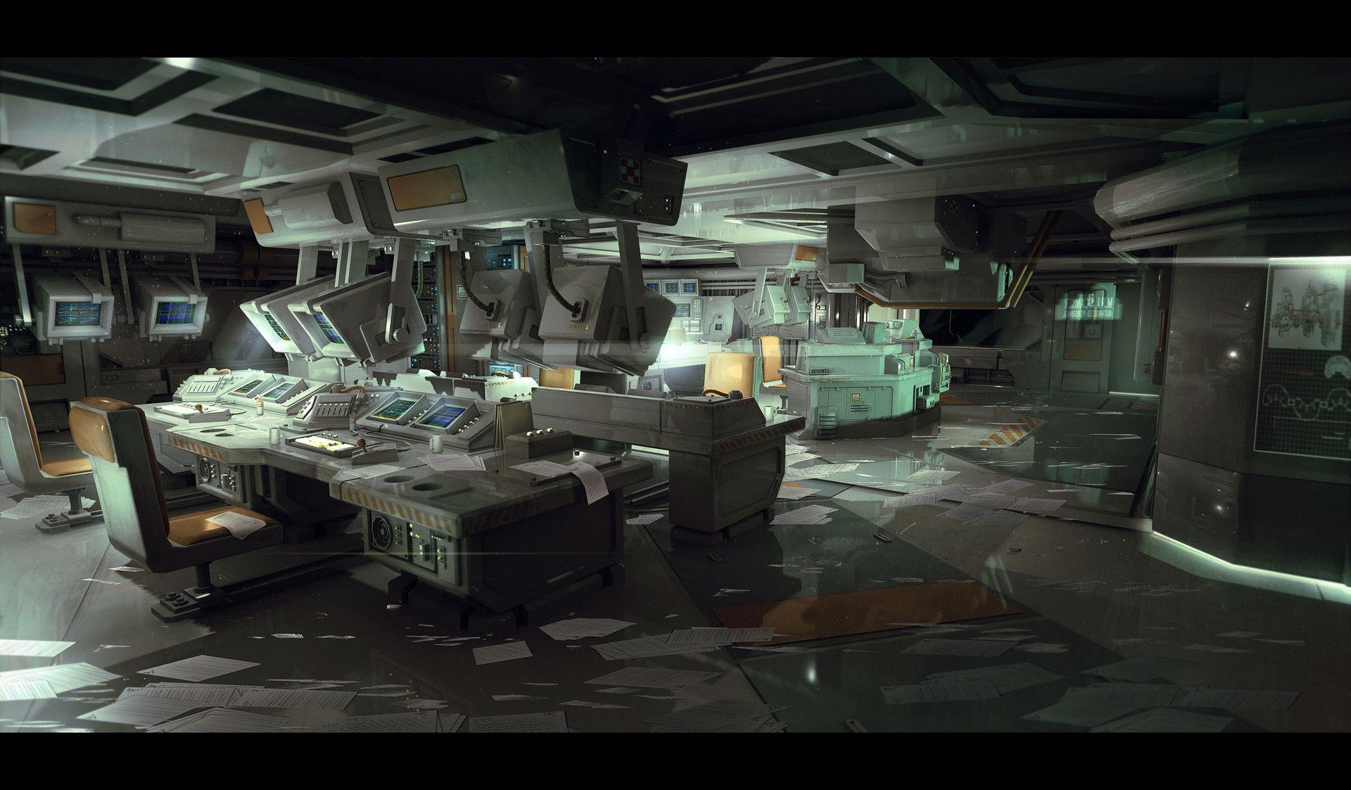 ArtStation - Alien Isolation_Android R&D Labs Environment Concept Dump ...