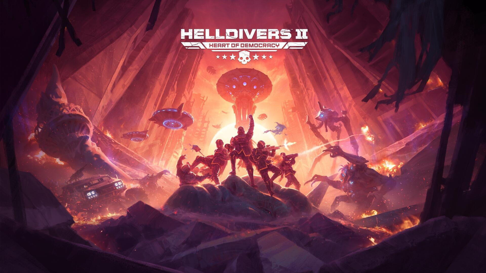 Helldivers 2 4K Ultra HD Wallpaper - Epic Gaming Art Showcase
