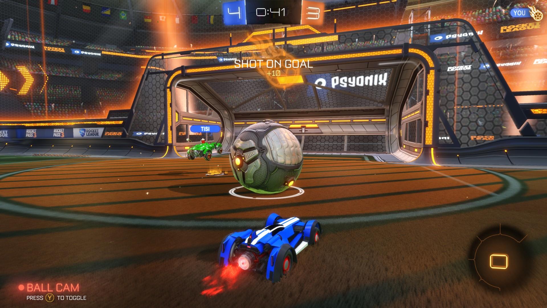 Shot on goal - Rocket League | Interface In Game