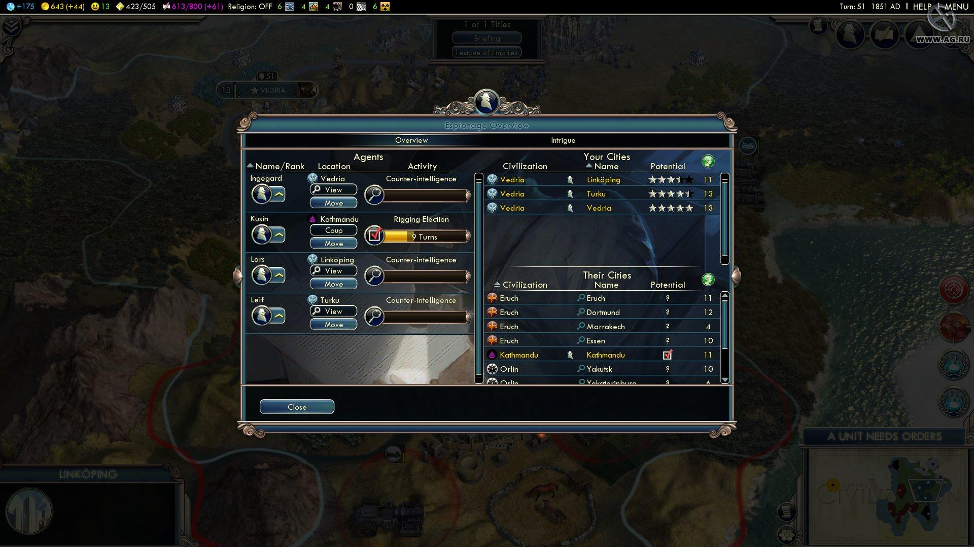Sid Meier's Civilization V: Gods & Kings