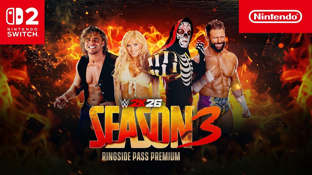 WWE 2K26 Official Season 3 Trailer Nintendo Switch 2