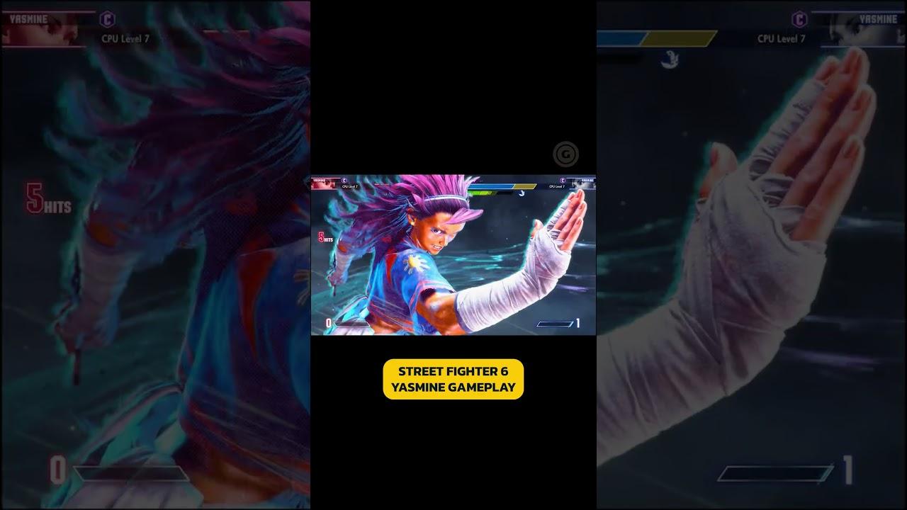 Street Fighter 6 Yasmine High Level Gameplay (CPU Level 7)