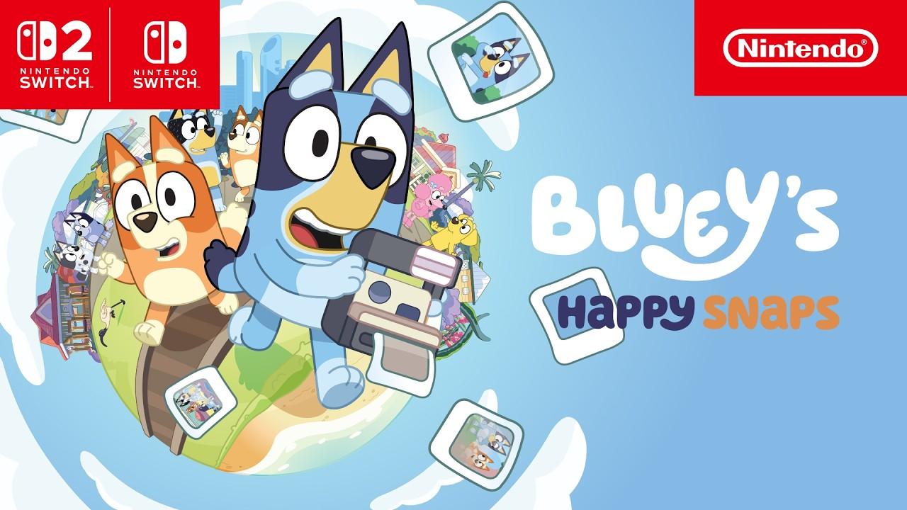 Bluey's Happy Snaps Announcement Trailer Nintendo Switch 2