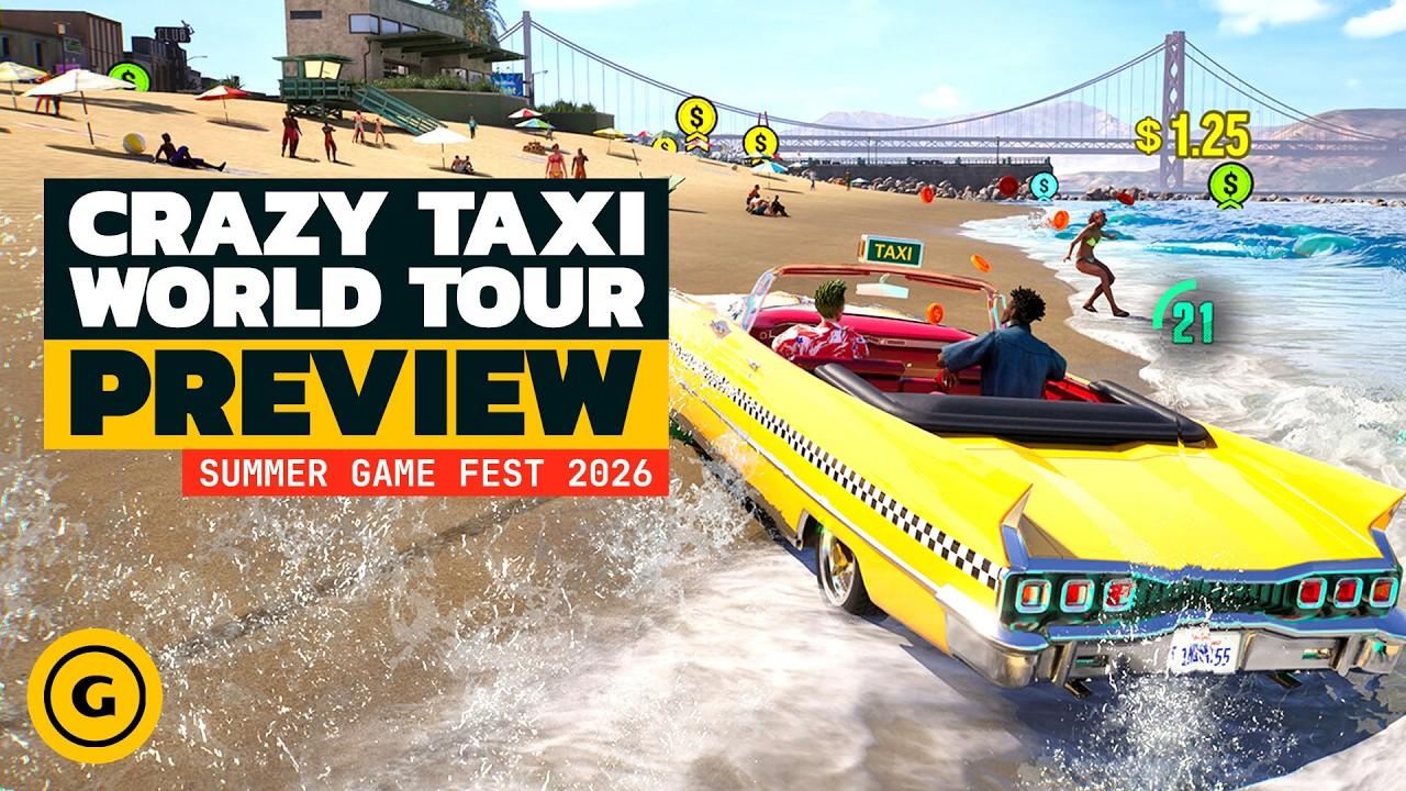 Crazy Taxi World Tour Wants To Make You Smile