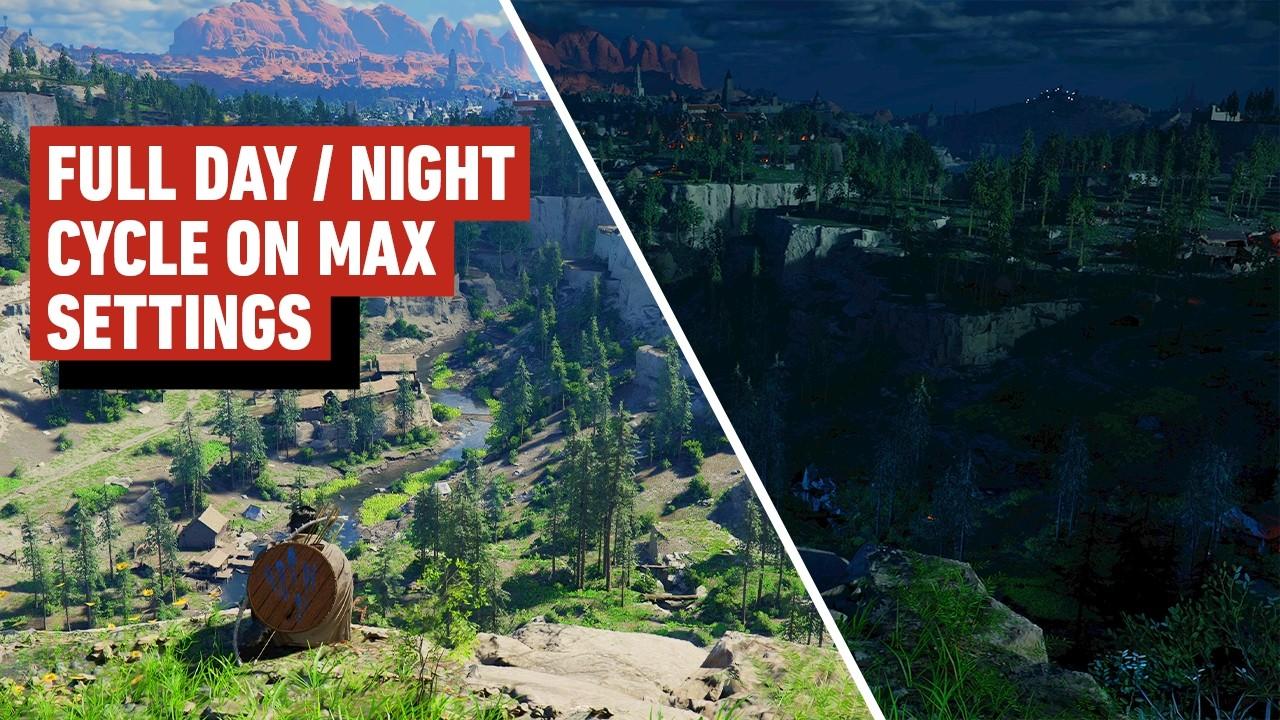 Crimson Desert: A Full Day & Night Cycle on Max Settings (4K, 60fps)